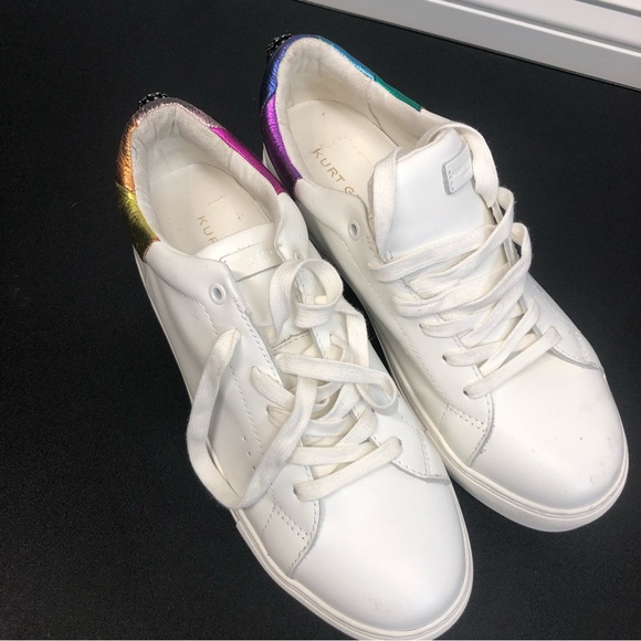 Kurt Geiger metallic rainbow heel sneakers, worn a few times - Picture 12 of 14